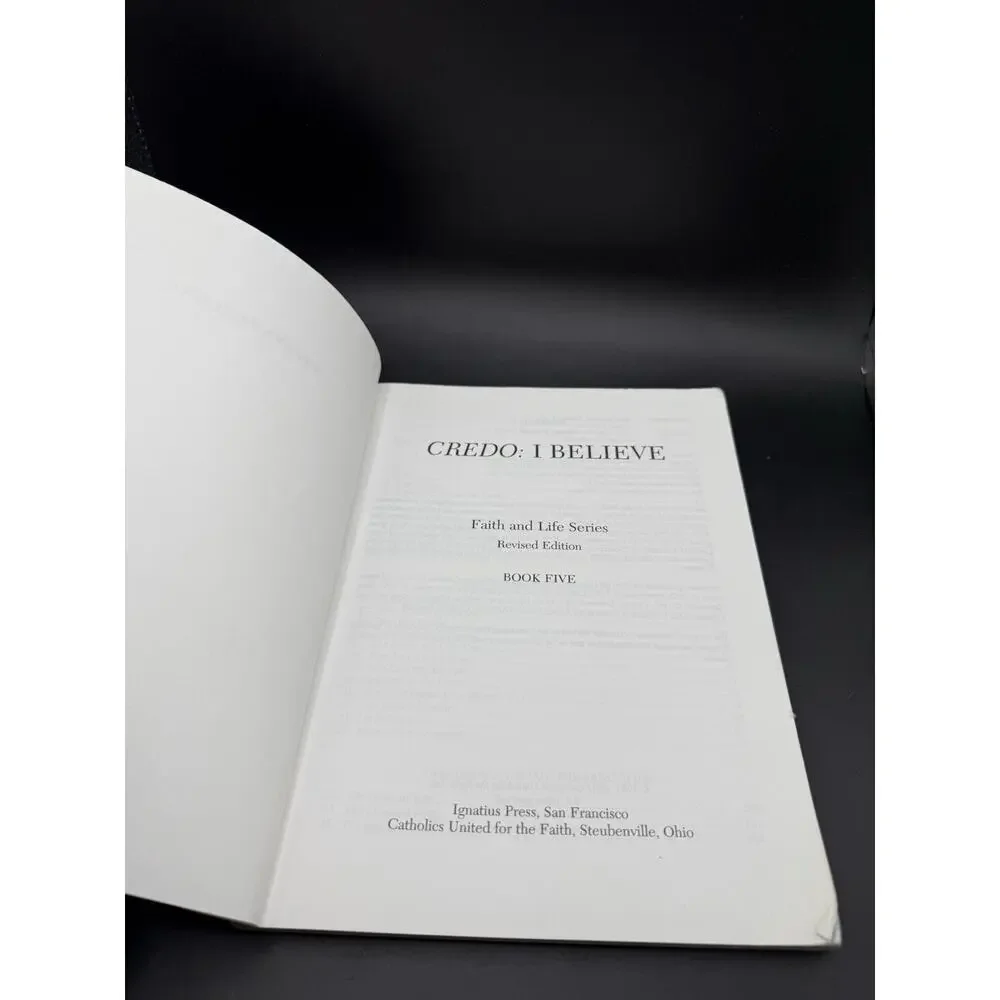 Credo: I Believe, Grade 5 Revised Edition Student Book: Faith and Life
